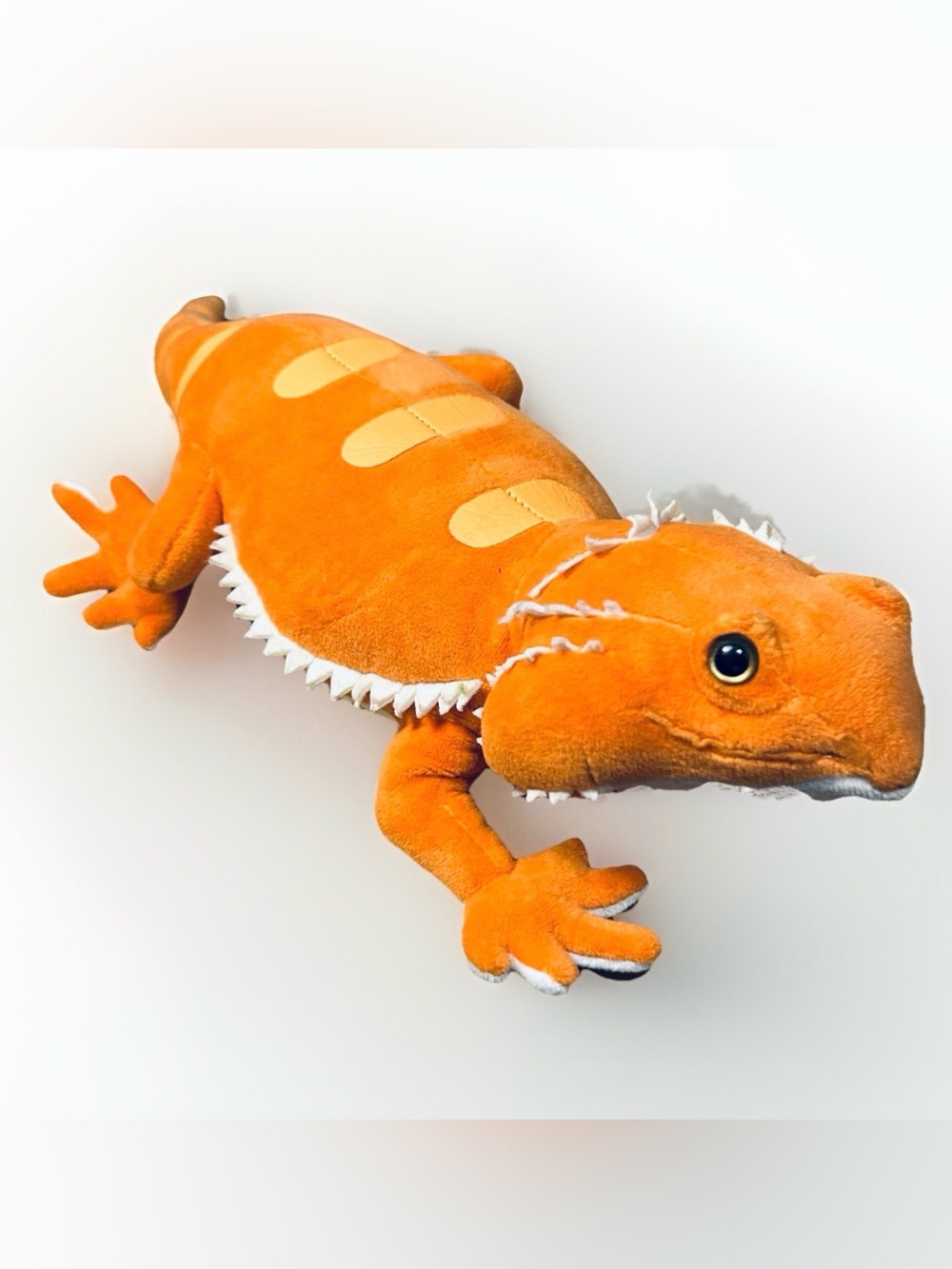 Adore Carrot the Bearded Dragon Plush Stuffed Animal Orange Realistic 21" Toy